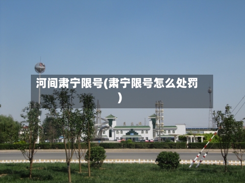 河间肃宁限号(肃宁限号怎么处罚)-第2张图片