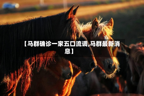 【马群确诊一家五口流调,马群最新消息】