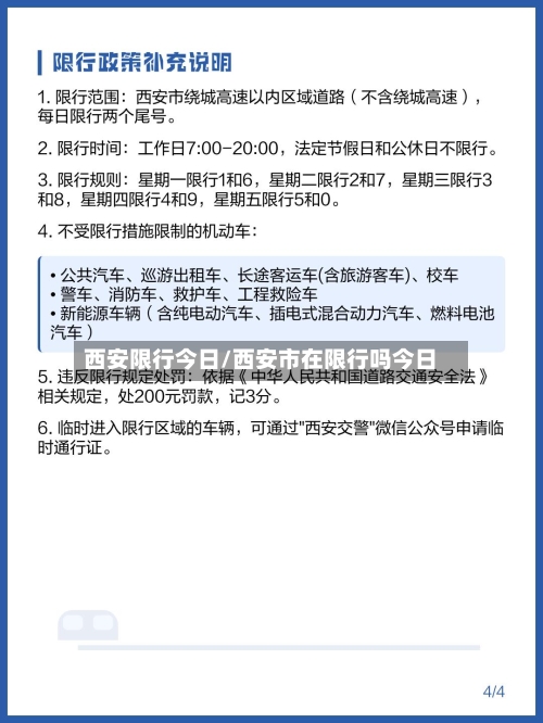 西安限行今日/西安市在限行吗今日-第2张图片