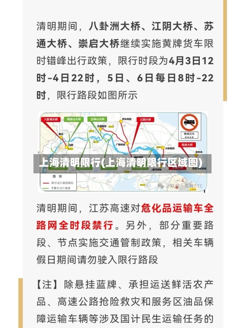上海清明限行(上海清明限行区域图)