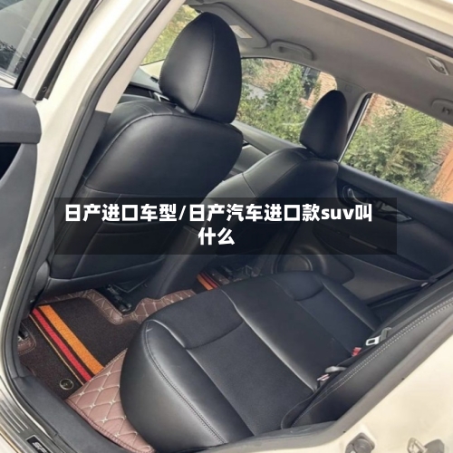 日产进口车型/日产汽车进口款suv叫什么