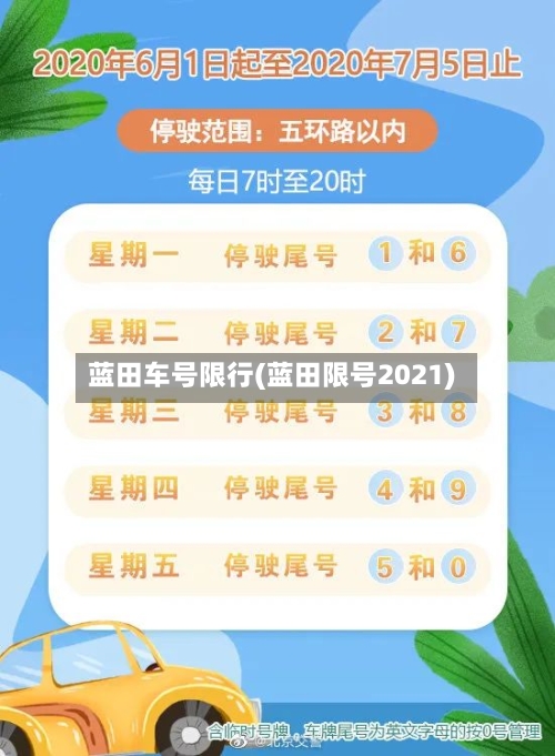 蓝田车号限行(蓝田限号2021)-第3张图片