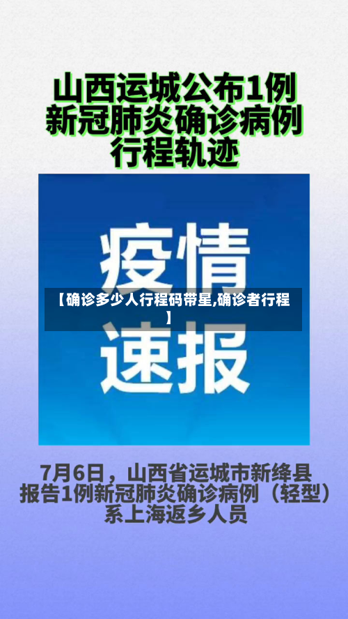 【确诊多少人行程码带星,确诊者行程】