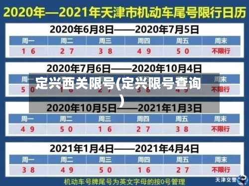 定兴西关限号(定兴限号查询)