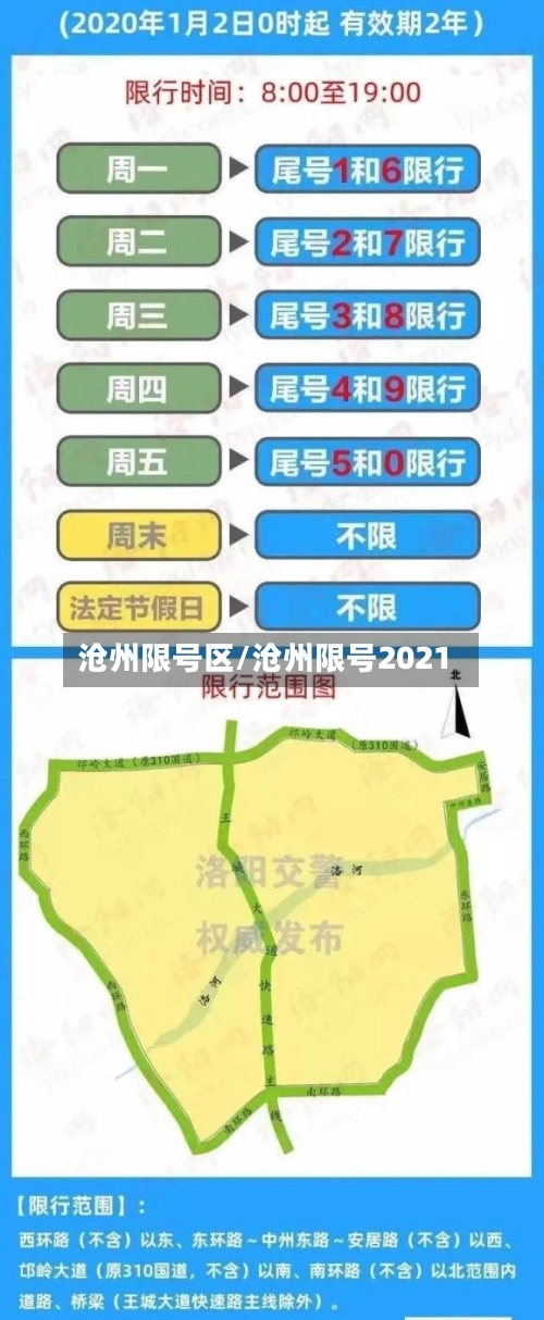 沧州限号区/沧州限号2021-第3张图片