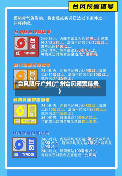 台风限行广州(广州台风预警信号)