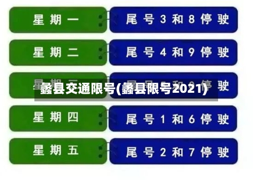 蠡县交通限号(蠡县限号2021)-第3张图片